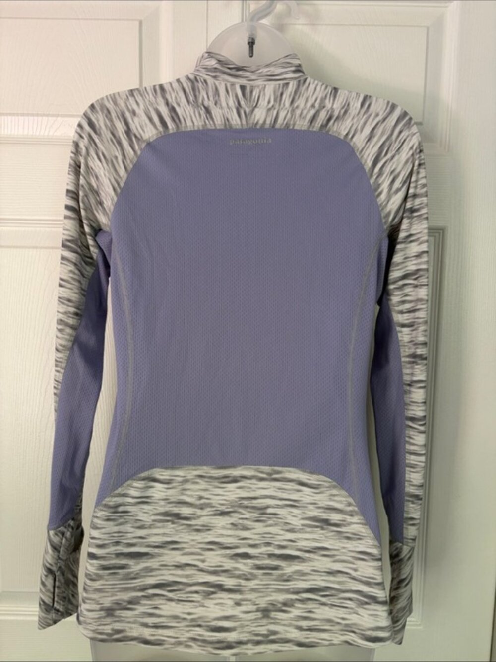 Patagonia Women’s Top All Weather Zip Neck Shirt Pullover Purple New size Small - Picture 5 of 16